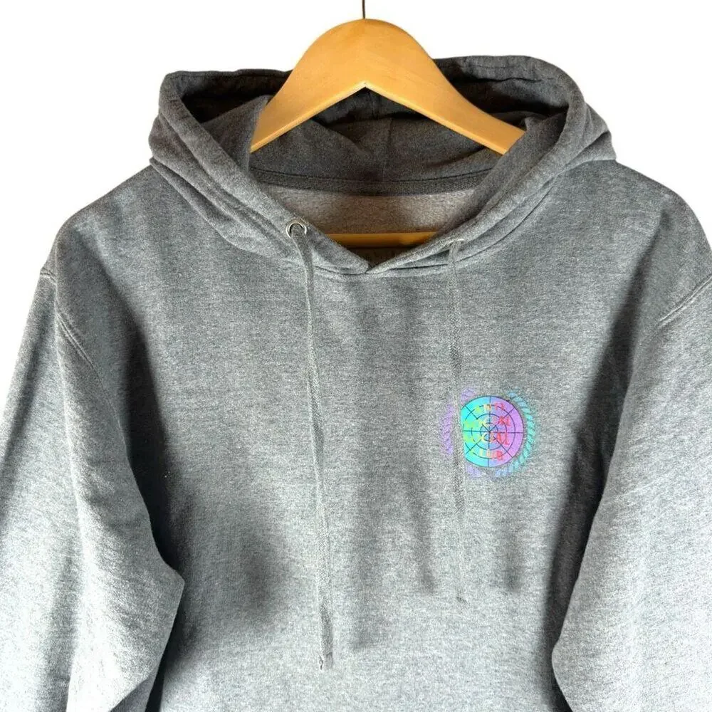 Anti Social Social Club 2021 Gunmetal Heather New World Boredom Hoodie Men’s M - Picture 9 of 14